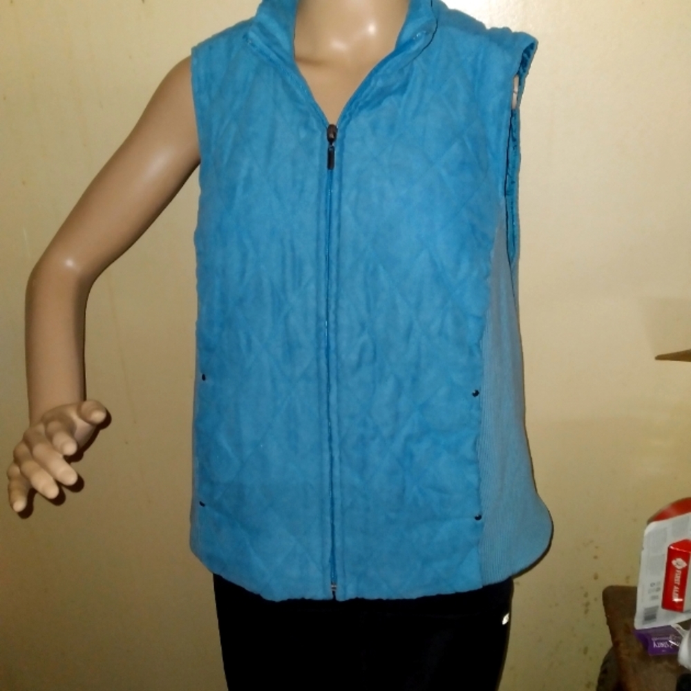 Relativity Teal quilted vest 💜💜💜💜